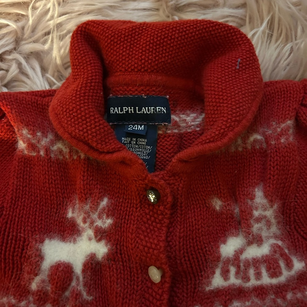 Ralph Lauren children little GIRL sweater.